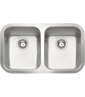 2-breasted sink in stainless steel model du7946