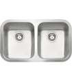 2-breasted sink in stainless steel model du7447