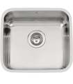 One-breasted sink in stainless steel model su4040