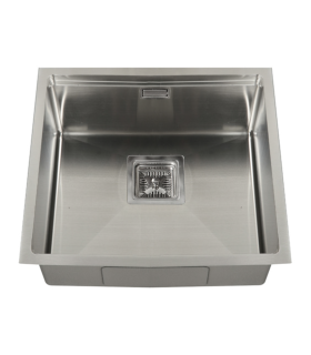 One-breasted sink in stainless steel model sx4444