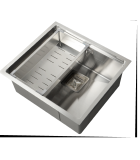 One-breasted sink in stainless steel model sx4944