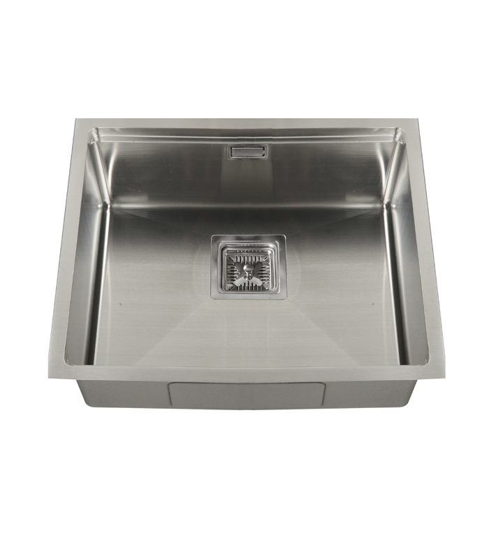 One-breasted sink in stainless steel model sx5545