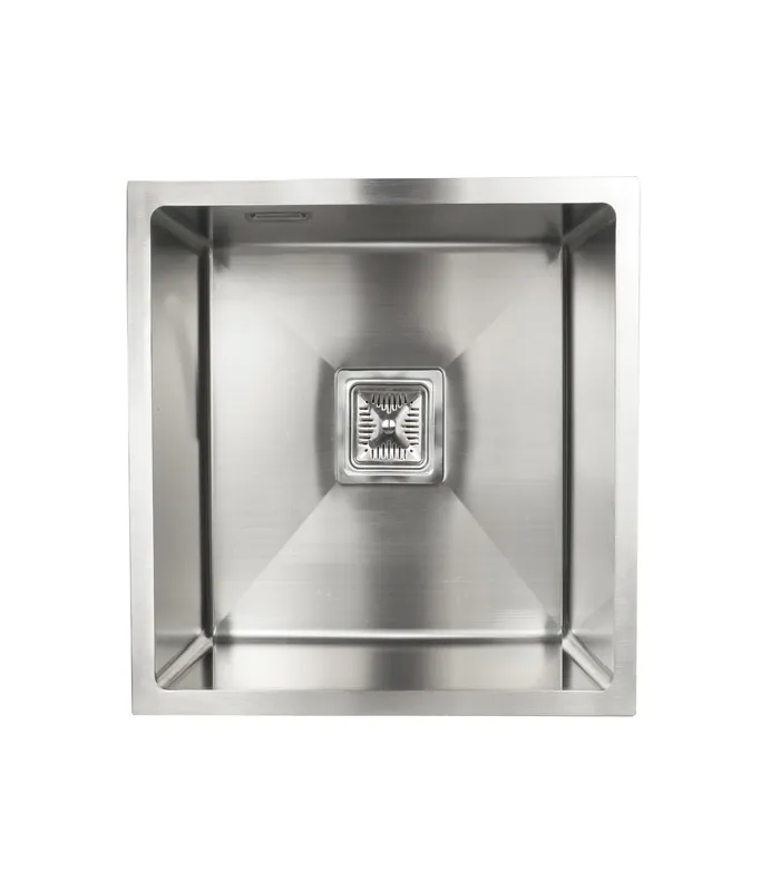 Fregadero de un seno en inox, diseño moderno