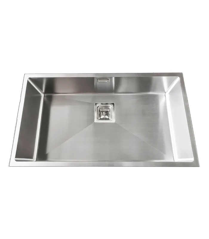 Fregadero de acero inox Israel, 77.6x43.6 cm