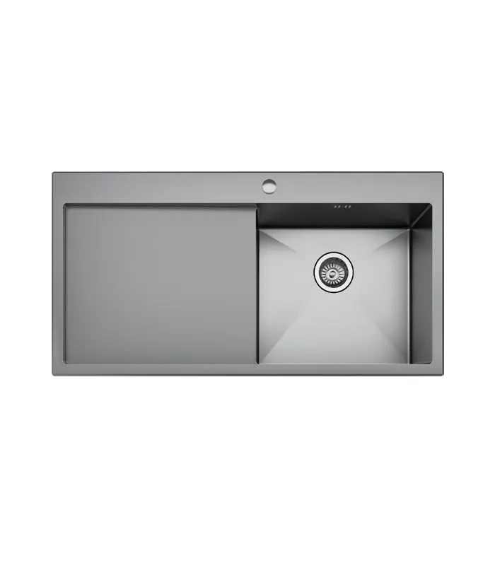 ESMEBRA Lavatórios e escorredor de uma tigela Pia com