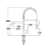 copy of EM-140NCBCR chromium low body single-control faucet