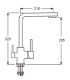 copy of EM-140NCBCR chromium low body single-control faucet