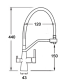 copy of EM-140NCBCR chromium low body single-control faucet