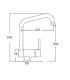 copy of EM-140NCBCR chromium low body single-control faucet