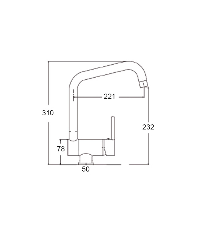 copy of EM-140NCBCR chromium low body single-control faucet