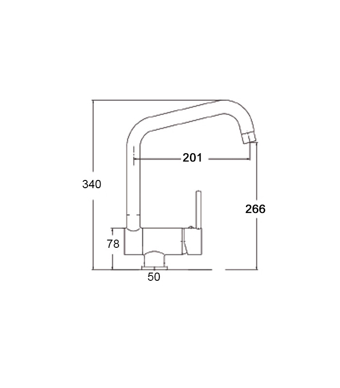 copy of EM-140NCBCR chromium low body single-control faucet