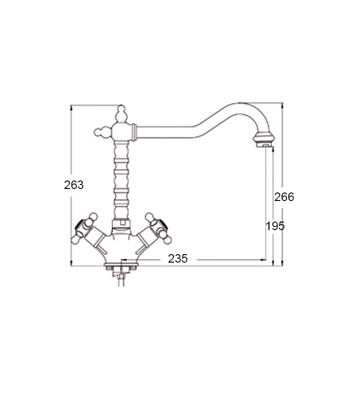 copy of EM-140NCBCR chromium low body single-control faucet