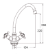 copy of EM-140NCBCR chromium low body single-control faucet