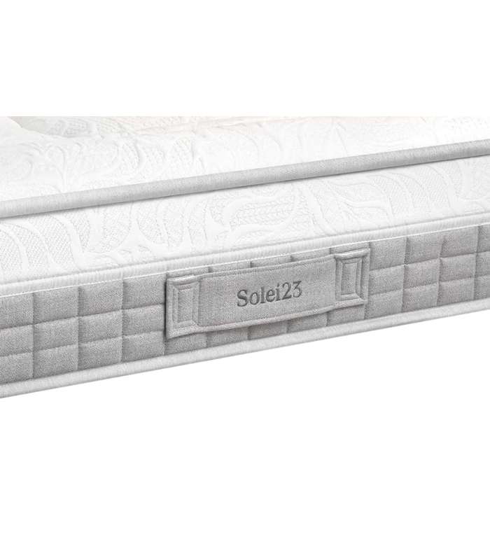 Matelas Solei de Sonpura ressorts ensachés HR avec visco et une épaisseur de 29 cm