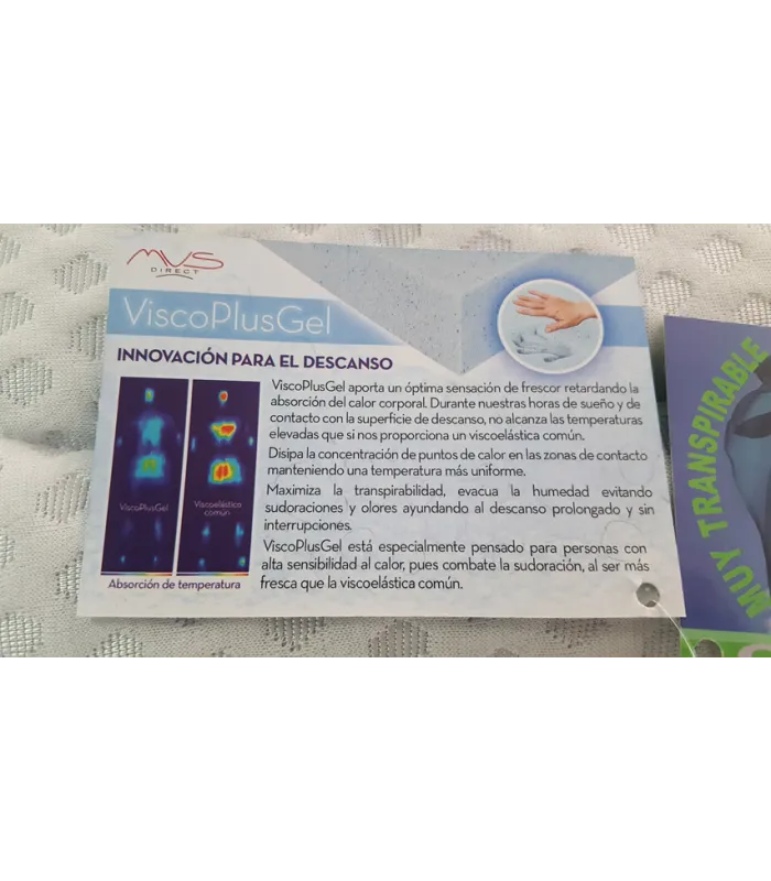 Colchão Roler 3.0 de espuma com Viscoplusgel 135x190cm