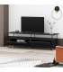 Elegancia y funcionalidad: Mueble TV Nube con 2 puertas en negro