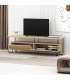 Elegancia y funcionalidad: Mueble TV Nube en roble y negro.