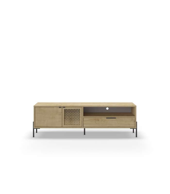 Mueble TV moderno con almacenamiento versátil y elegante