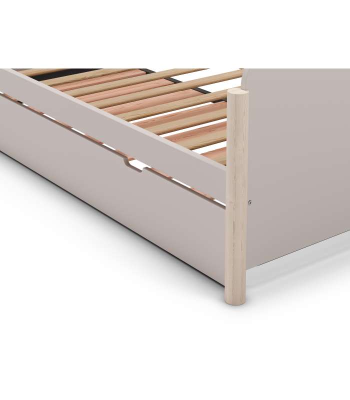 Buy CAMA NIDO 0.90 KIARA 90X190 BLANCO/NATURAL