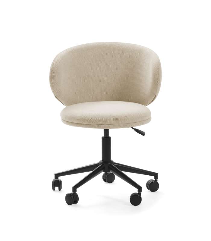 Silla de oficina ergonómica y ajustable en elegante.