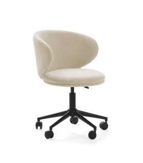 Silla de oficina ergonómica y ajustable en elegante.