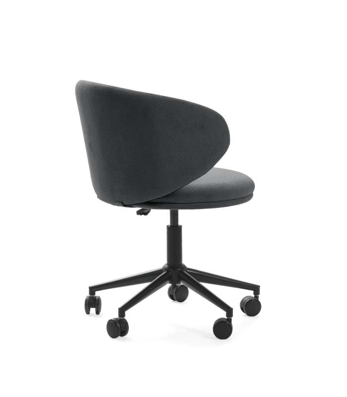 Silla de oficina ergonómica y ajustable en elegante.