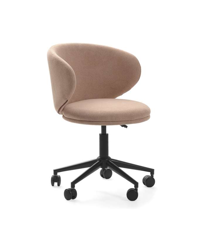 Silla de oficina ergonómica y ajustable en elegante.