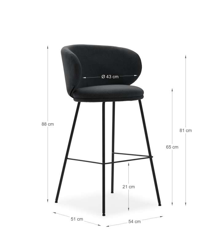 Lot de 2 chaises modèle Mali finition verte 79 cm (hauteur) 45 cm (largeur) 48 cm (longueur)