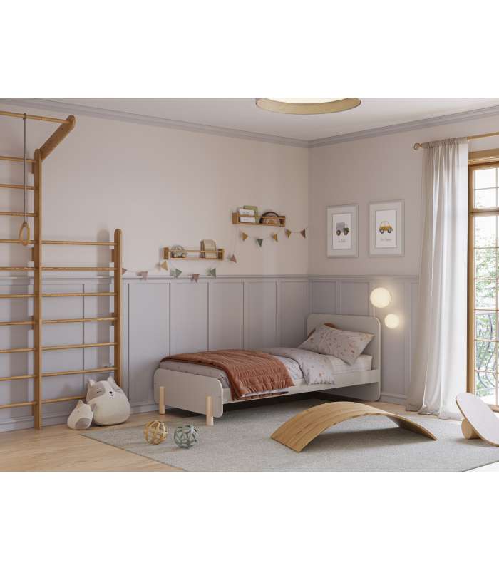 Buy CAMA NIDO 0.90 KIARA 90X190 BLANCO/NATURAL