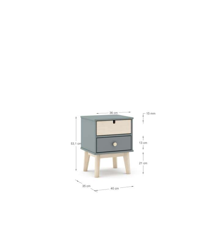 Mkric MUEBLE TV MONTE 1 PTA CORR/2C 160 CM GRIS