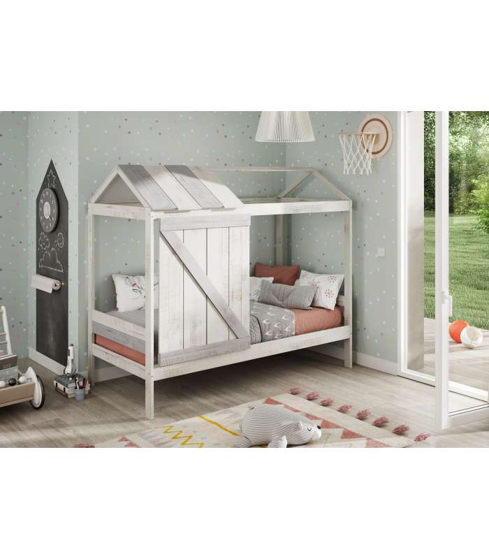 Buy CAMA NIDO 0.90 KIARA 90X190 BLANCO/NATURAL