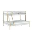 copy of 90 cm bunk bed Kiara light gray/white wax Length: 200 cm Width: 104.5 cm Height: 155 cm