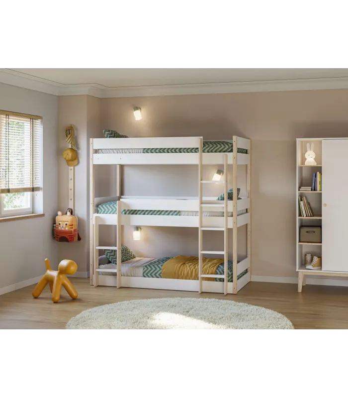 Cama de casal moderna em MDF, 197,7x153,2cm.