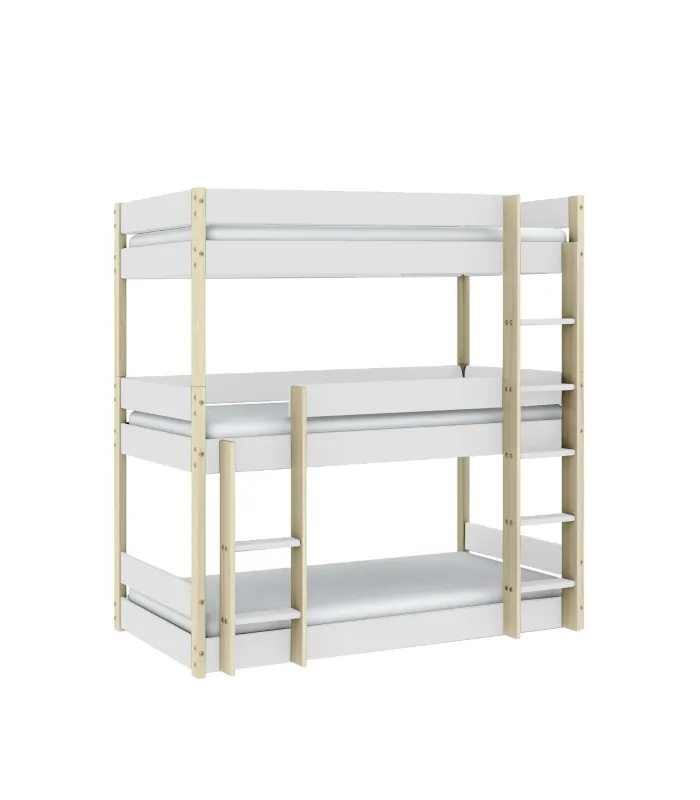 Cama de casal moderna em MDF, 197,7x153,2cm.