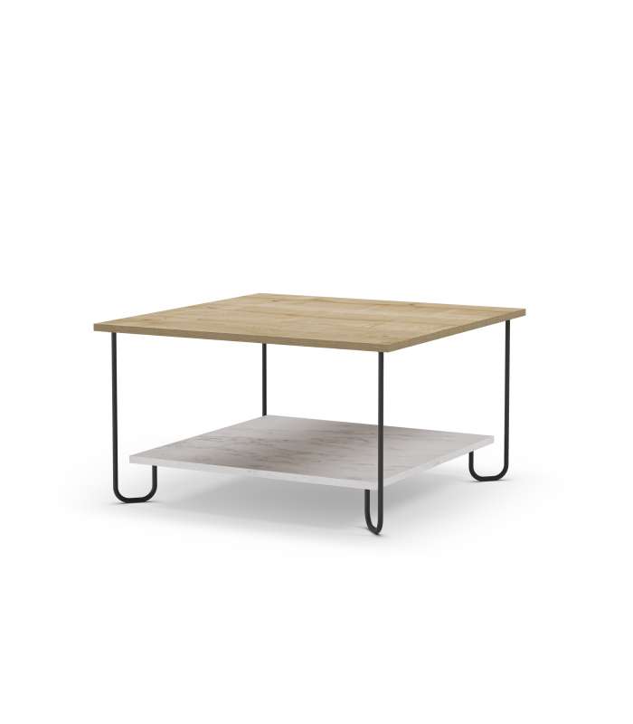 Mkric Mesa rectangular de comedor Comba acabado nogal sabi 76cm(alto) 100cm(ancho) 180cm(largo).