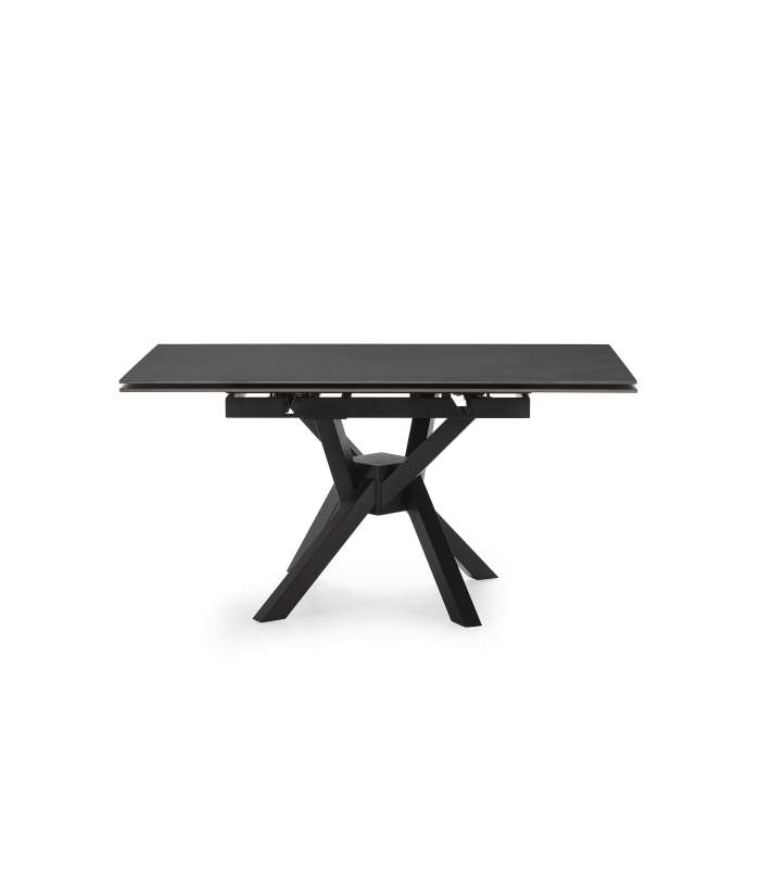 Mesa de jantar retangular extensível: elegância e estilo.