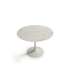 Table ronde Oda finition blanche 75 cm(hauteur) 110 cm(largeur) 110 cm(longueur)