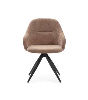 Pack de 2 sillones modelo Tamesis tapizado textil salmon.