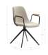 Pack de 2 sillones modelo Tajo tapizado textil beige.