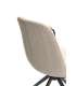 Pack de 2 sillones modelo Tajo tapizado textil beige.