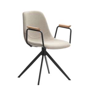 Sillones giratorios Tajo con brazos, pack de 2 unidades