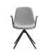 Pack de 2 sillones modelo Tajo tapizado textil gris claro.