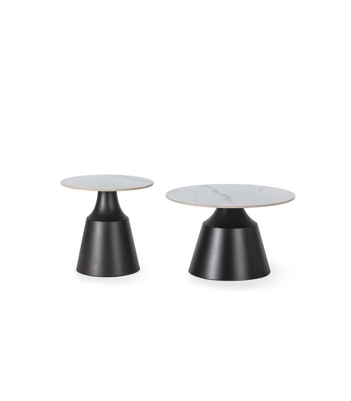 Mesa central: elegância natural para sua sala de estar.