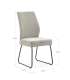 Lot de 2 chaises modèle Mali finition verte 79 cm (hauteur) 45 cm (largeur) 48 cm (longueur)