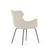 Pack de 2 sillones modelo Dimitri tapizado textil beige.