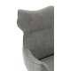 Pack de 2 sillones modelo Dimitri tapizado textil gris.