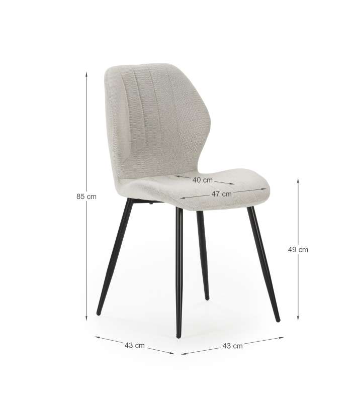 Lot de 2 chaises modèle Mali finition verte 79 cm (hauteur) 45 cm (largeur) 48 cm (longueur)