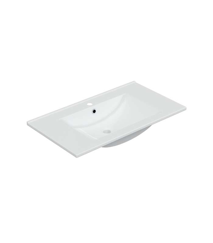 Frs Aktiva, unité de largeur 80cm avec lavabo + miroir