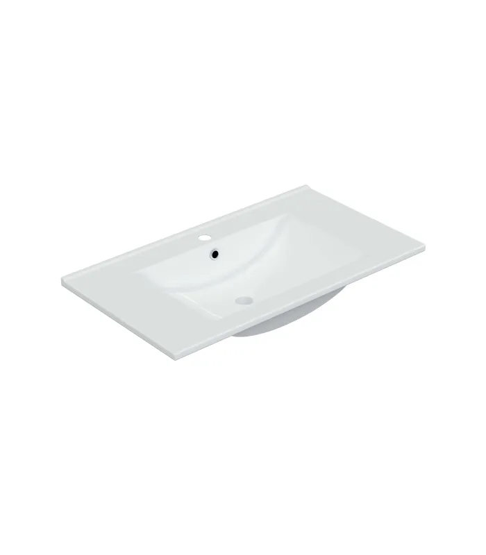 Frs Aktiva, unité de largeur 80cm avec lavabo + miroir