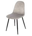 copy of Pack 4 chairs upholstered in grey model Cordoba